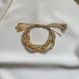 NWT Philos New York Handmade Ten Laps Bohemian Bracelet